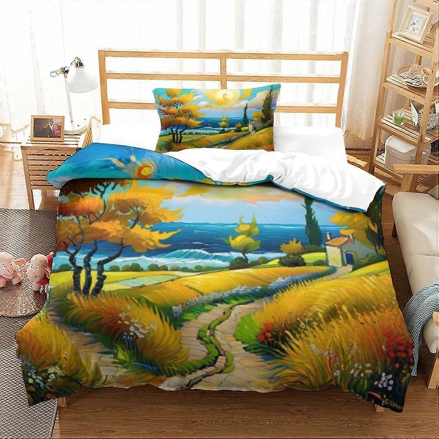 Yingd Animation Duvet Cover Sets 3 PCS Hotel Quality Quilt Cover Bedding Bed Covers with Pillowcases