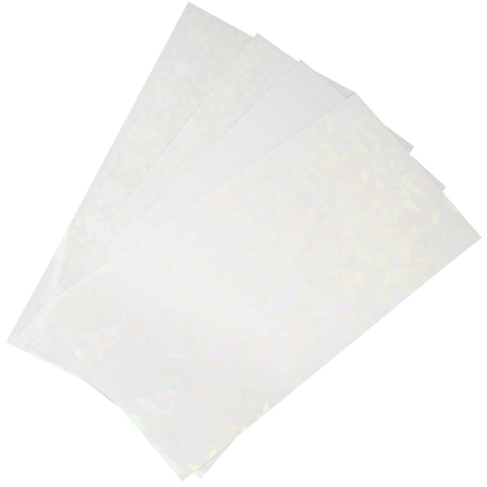 Decorative Reflective Stickers Windmill Shape Scrapbooking Supplies 21x10cm 20 Sheets
