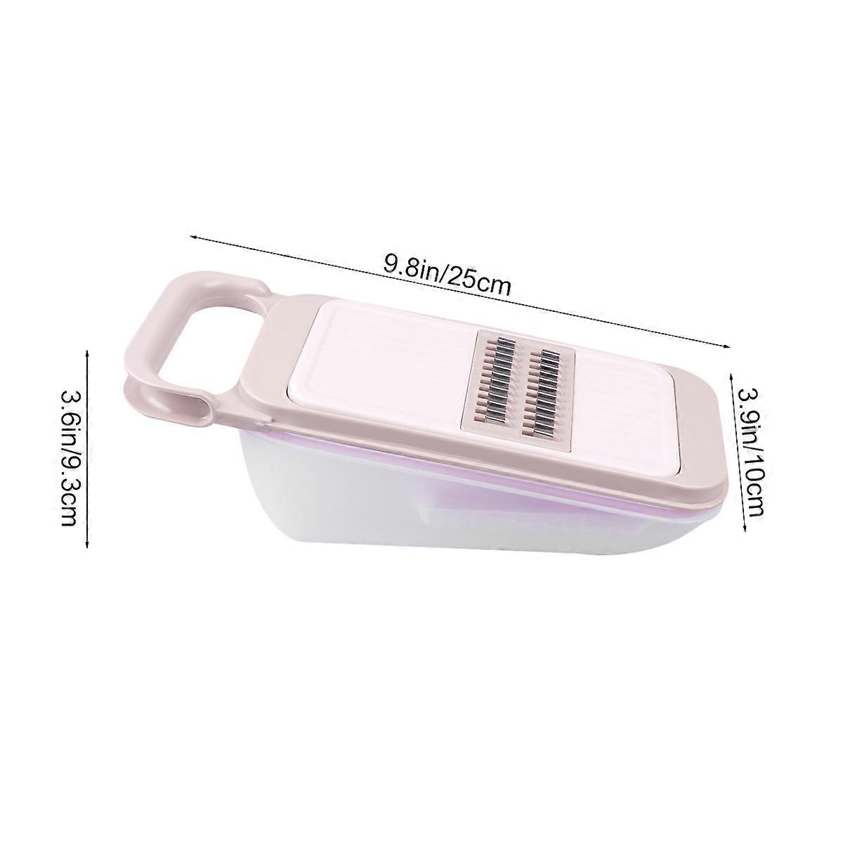 Versatile Multifunctional Box Chopper for Vegetables Food Preparation Kitchen Tool Khaki for 1Set