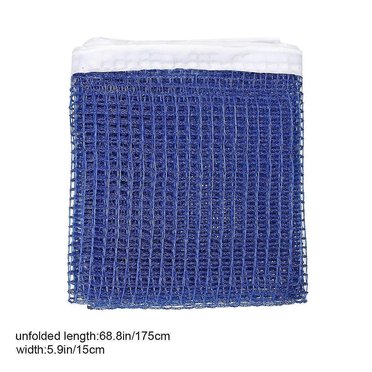 Nylon Table Tennis Net Blue for Pong 2Pcs Outdoor Replacement Set