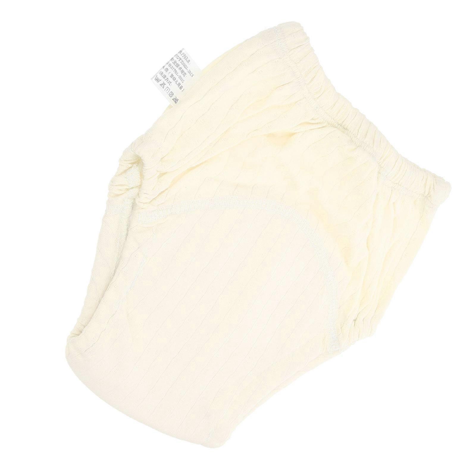 Newborn Diaper Pants Infant Training Pants Parents Daily Use Cotton Light Yellow Leak Proof 1Pack