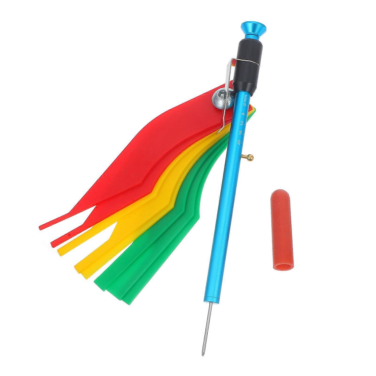 Brake Pad Gauge Automotive Tool for Car Use 1Set Assorted Color