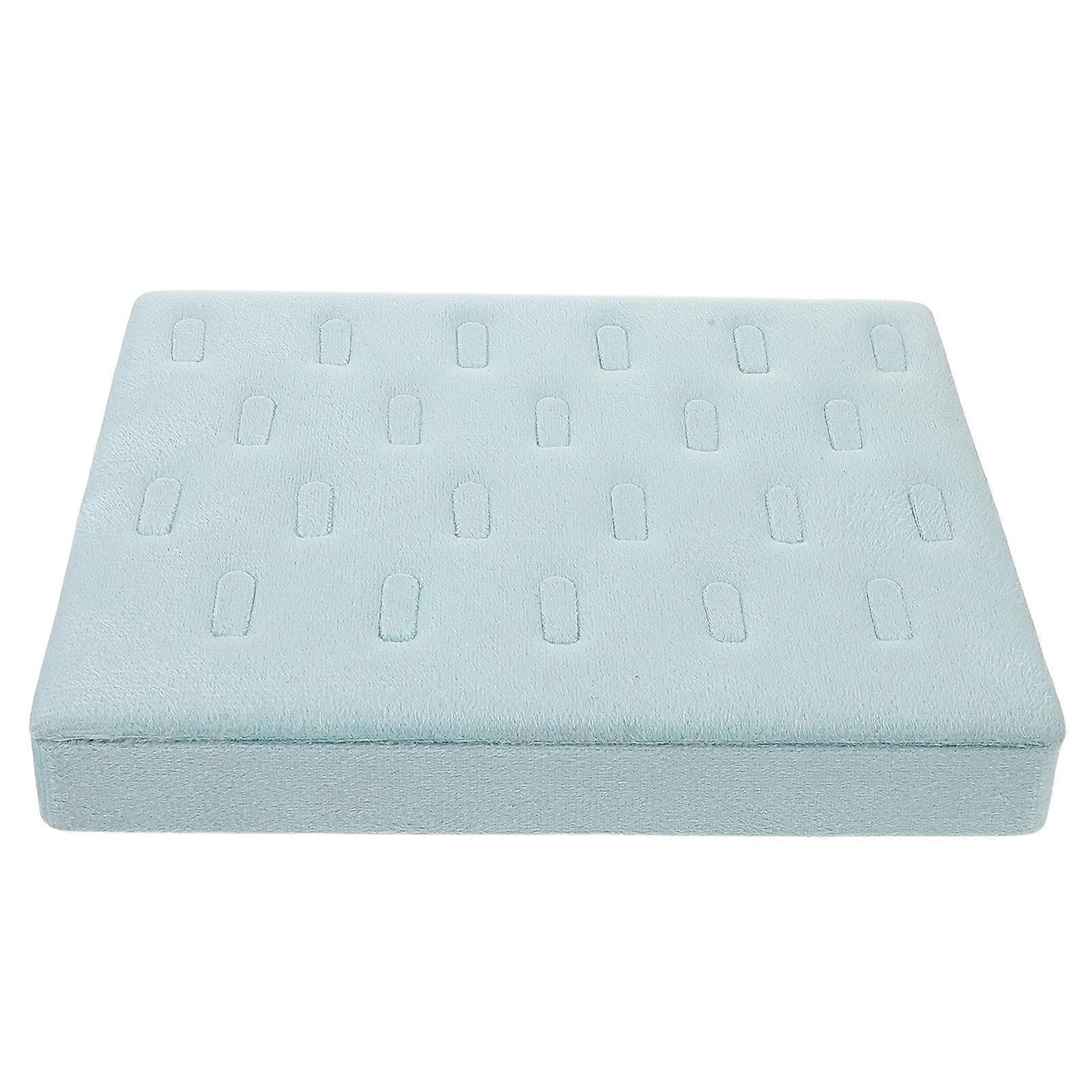 Ring Display Tray 22-Slot Ring Holder for Jewelry Display 4Pcs Set