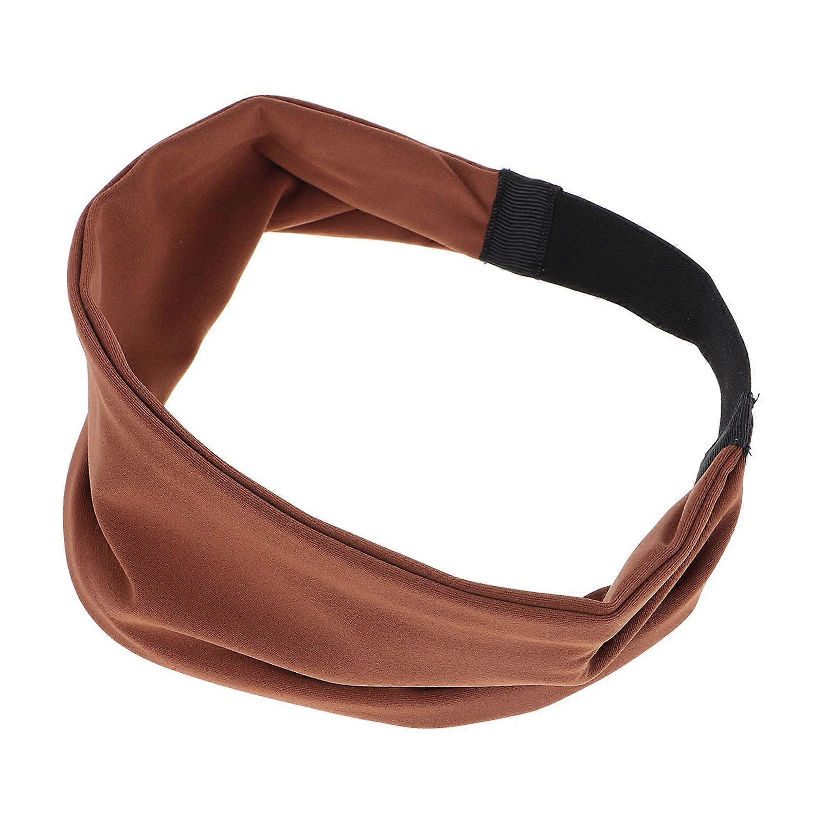 Sports Headband for Running and Fitness with 2Pcs Soft Wide Sweatband