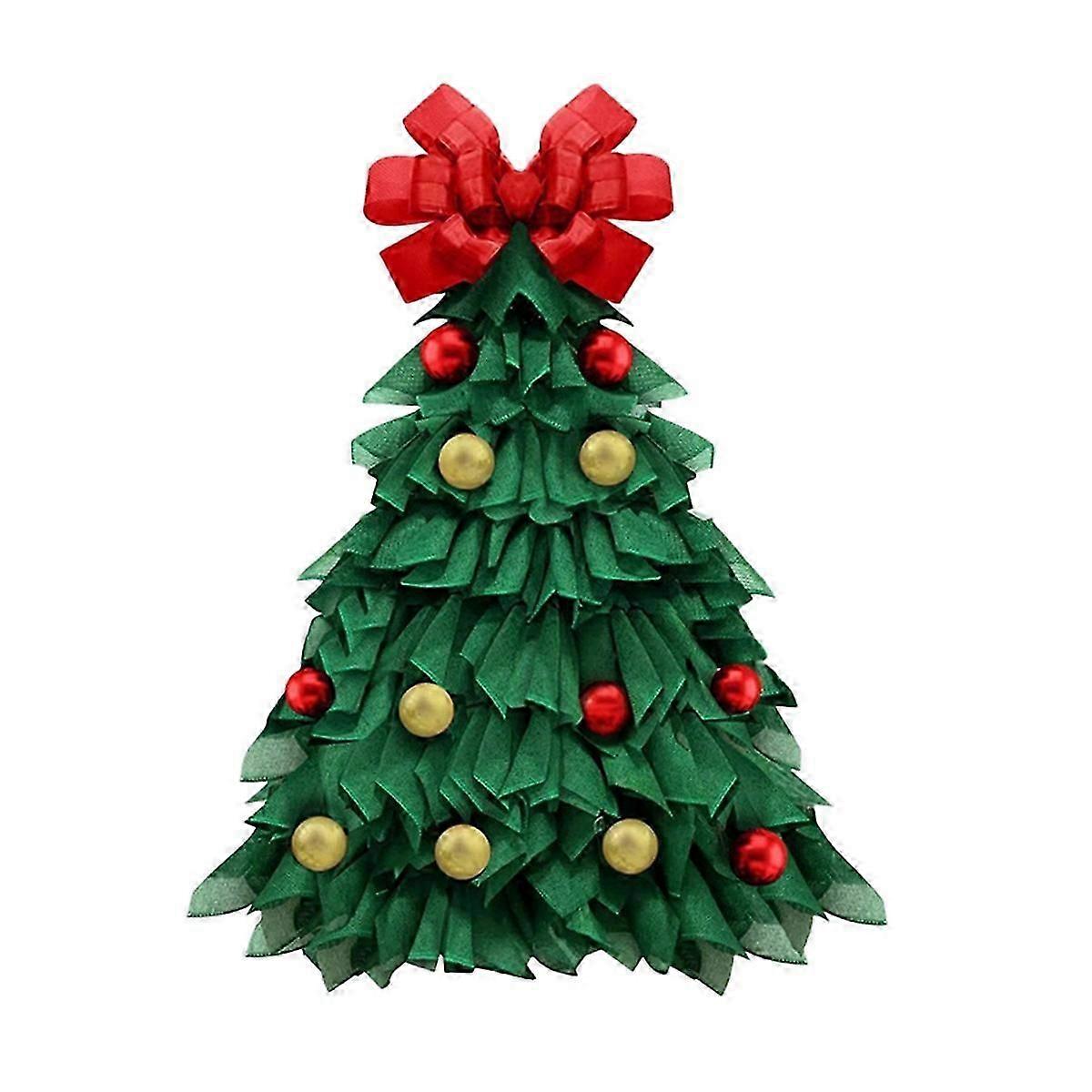 Handmade Christmas Tree Garland Xmas Tree Flower Front Decoration