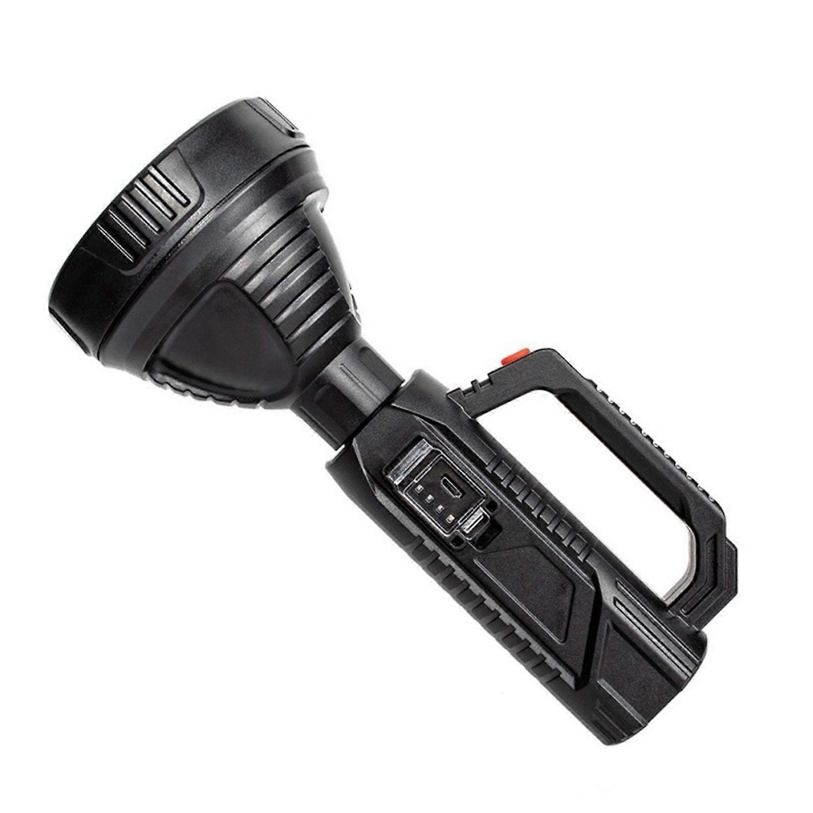 Electric Torch T6 LED Flashlight USB Rechargeable Waterproof Portable Searchlight Lantern White Power Bank Compatible