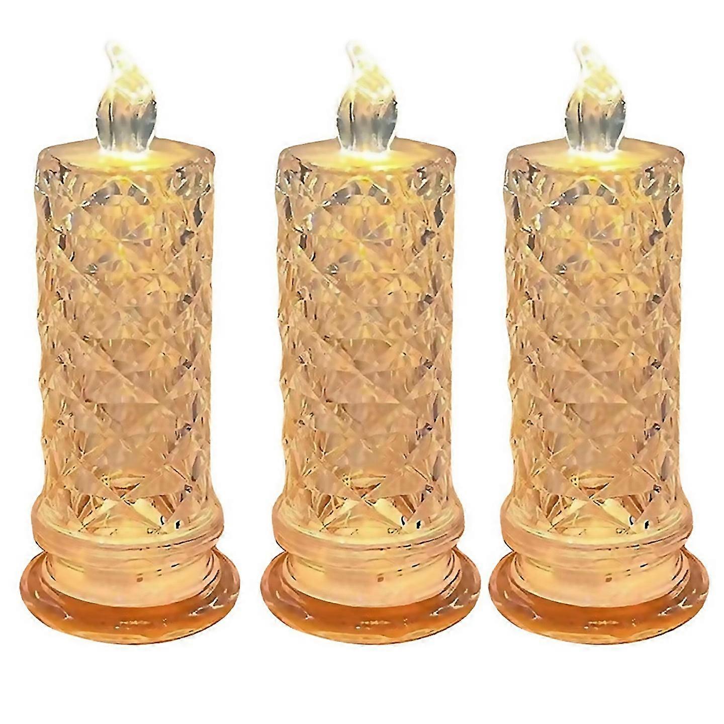 Pour les lumières de bougie LED Projection de motif de rose