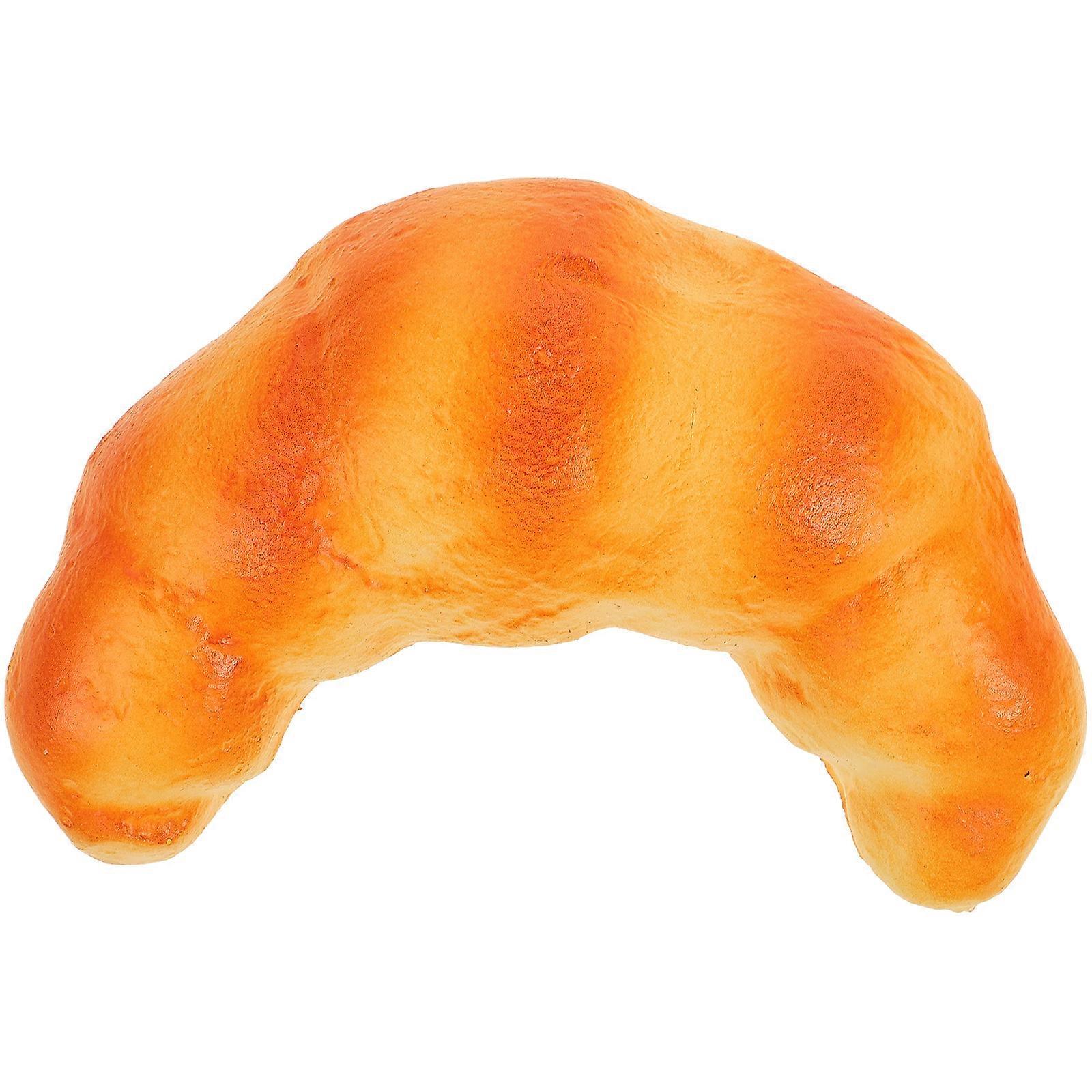 Fake Bread Artificial Bread for Decoration 1 Piece Croissant Model