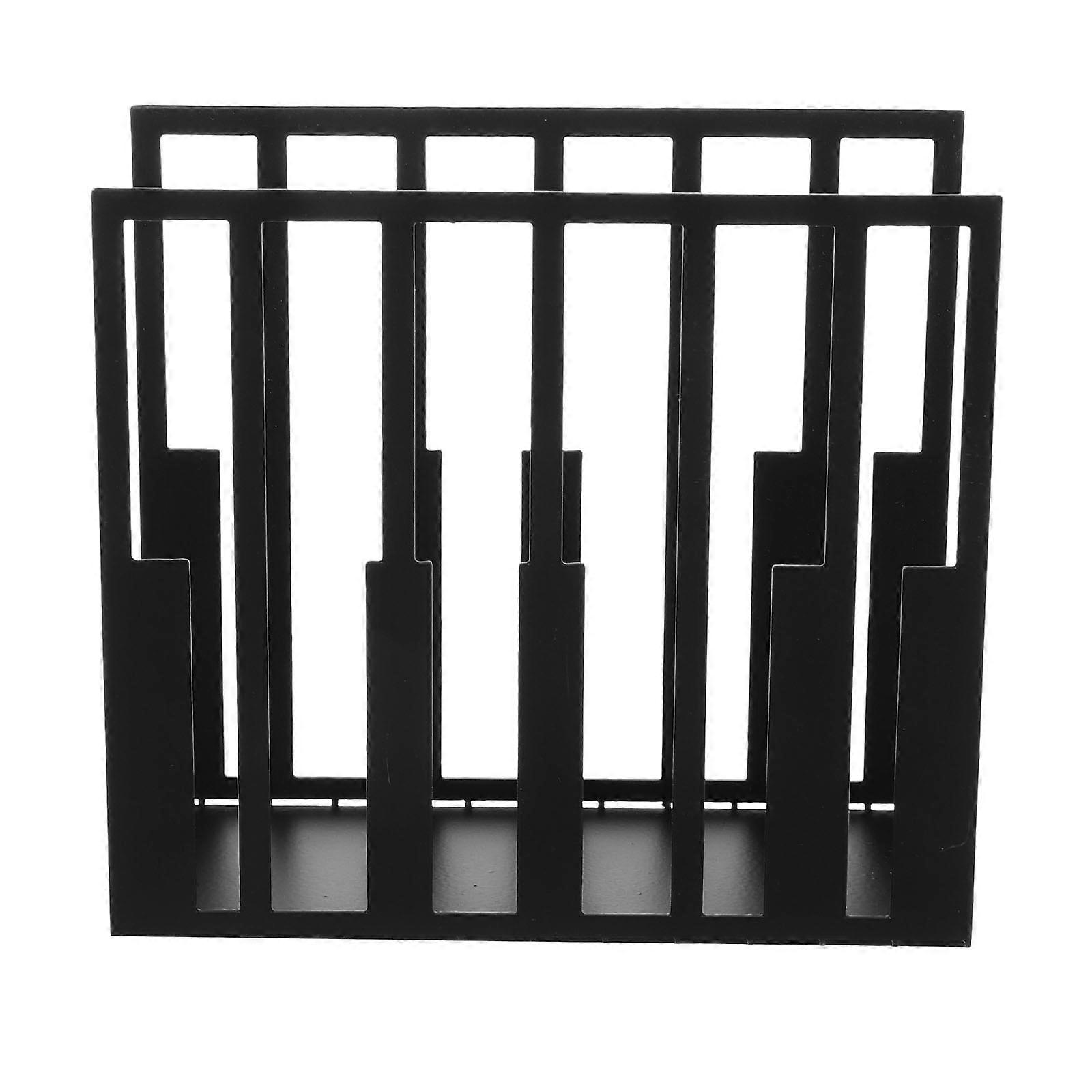 Napkin Holder Iron Freestanding Tissue Stand for Dining Table 2Pcs