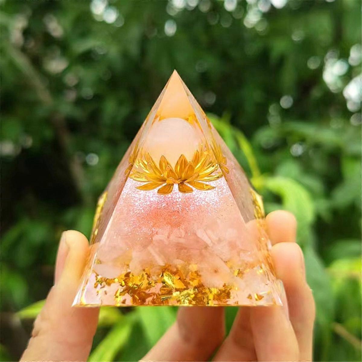 L Pyramid Ornaments CrystalEnergy Generator Orgone Pyramid
