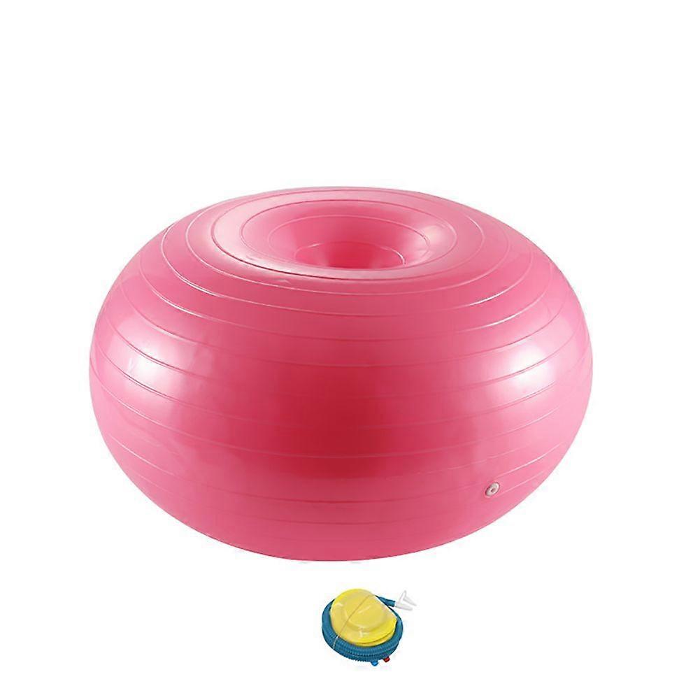 Exercise Donut Yoga Ball Workout Core Training Stability Ball For Yoga Pilates Balance Training with Inflatable Pump