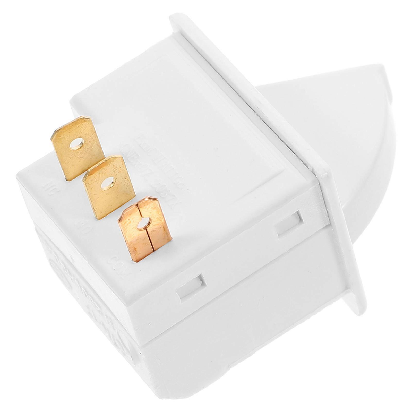 Replacement Refrigerator Door Light Switch for Power Control 2Pcs White