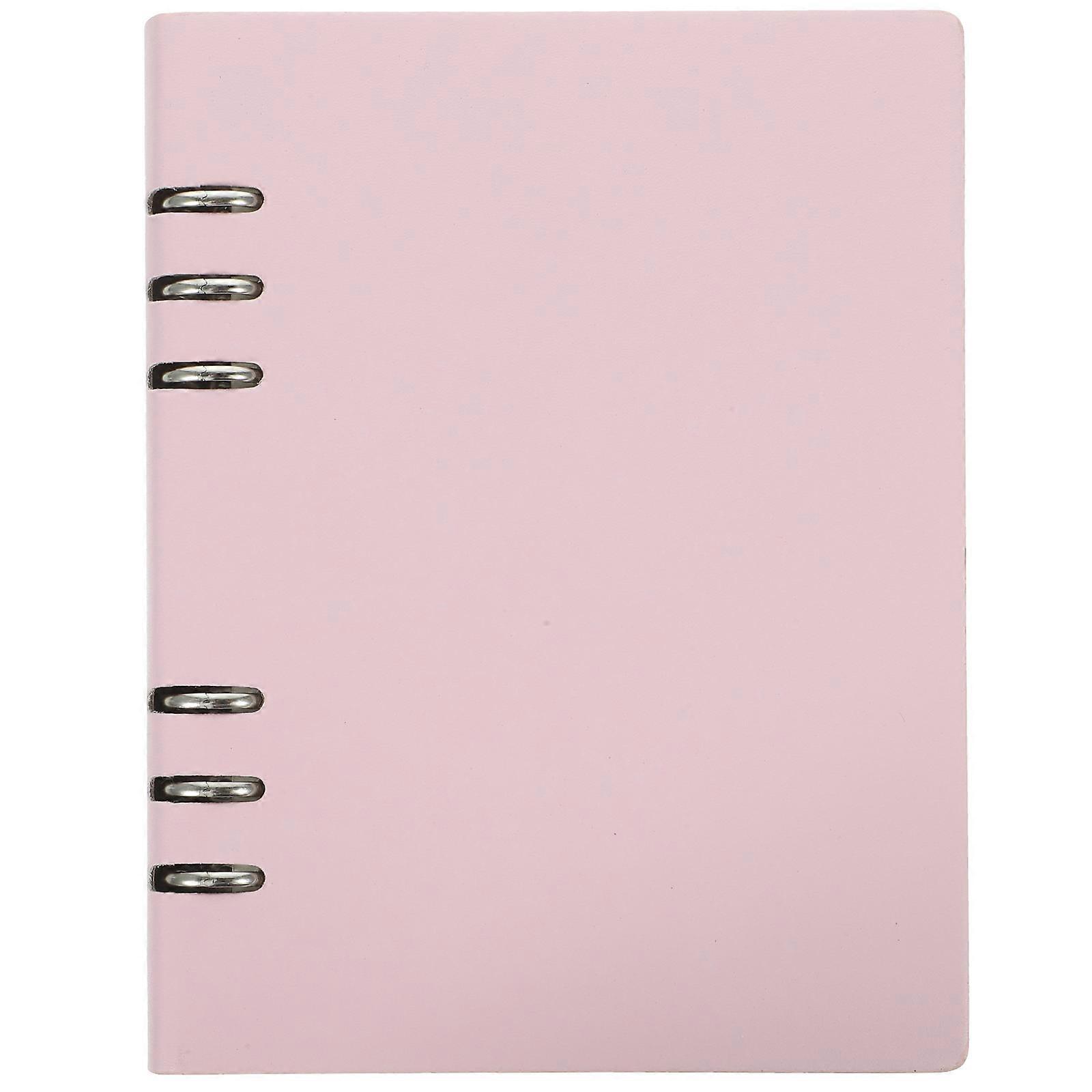 2Pcs Binder Rings Notebook Planning Tool Pink Simple Design Perfect For Gift Giving And Diary Writing For Women And Students