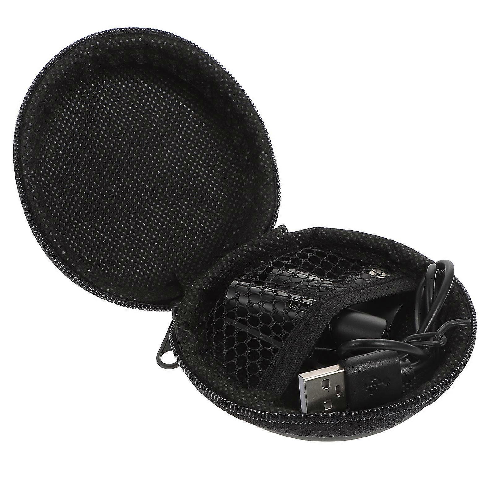 Wireless Microphone Clip-on for Streaming Media Recording Video Chat Computers 1 Set Black