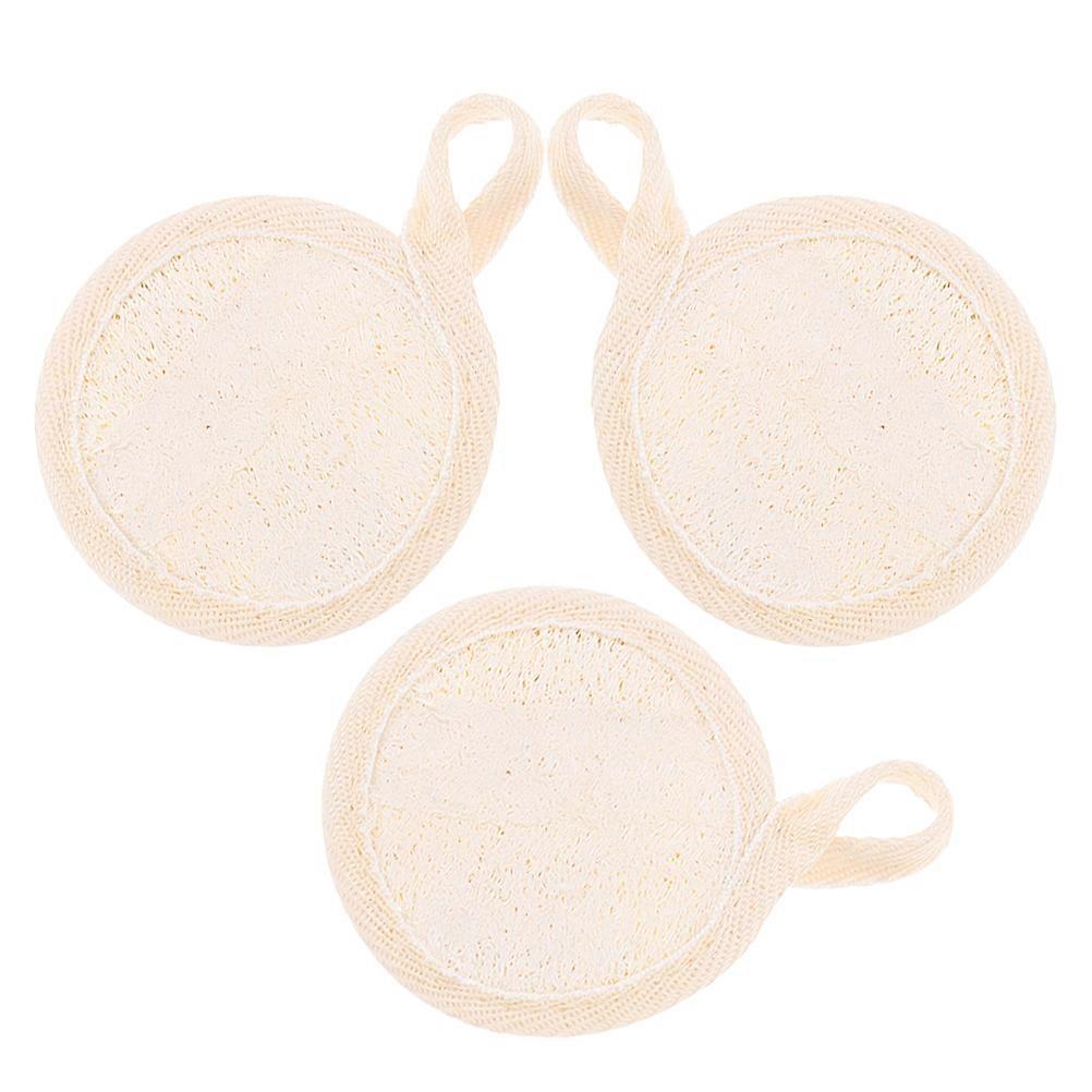 Facial Loofah Exfoliating Face Pads for Deep Cleansing 3Pcs