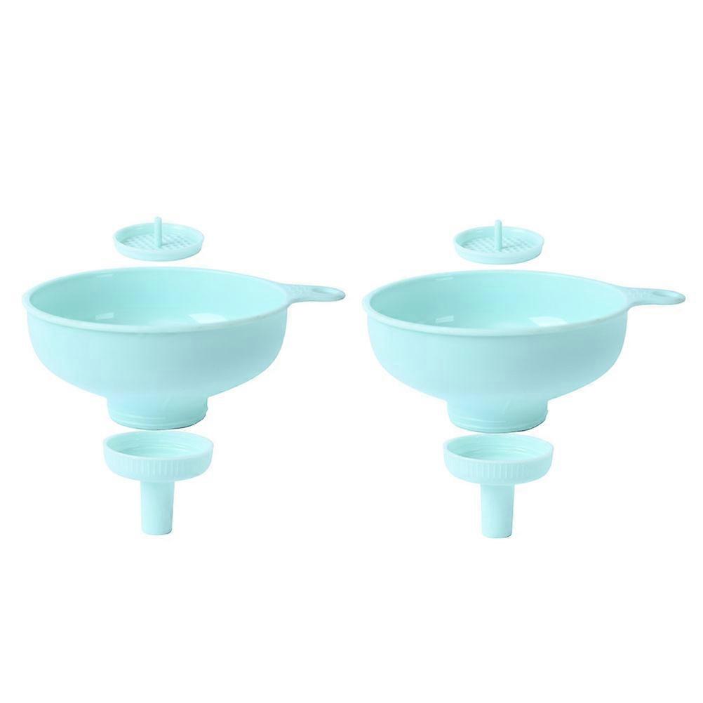 Kitchen Supplies Multi-Function Oil Funnel for Filling 6Sets Wide Mouth