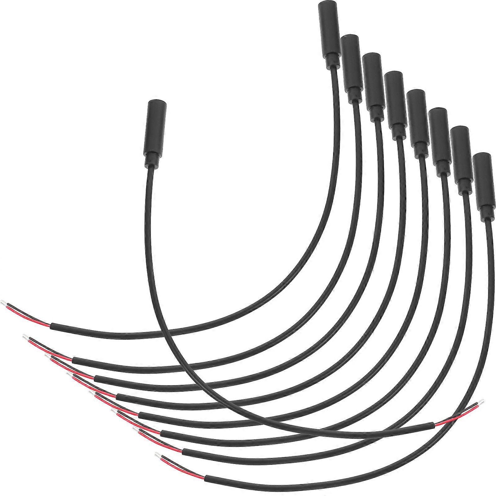 Speaker 3.5mm Female Plug Audio Cable 50Pcs Mono Plug Jack Connector Set