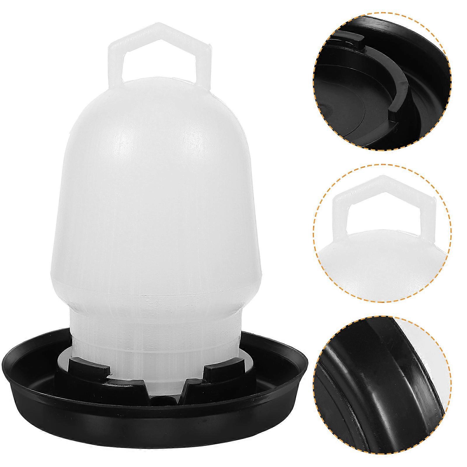 Automatic Chicken Water Feeder Chicken Dispenser Bucket 3Pcs for Home Use