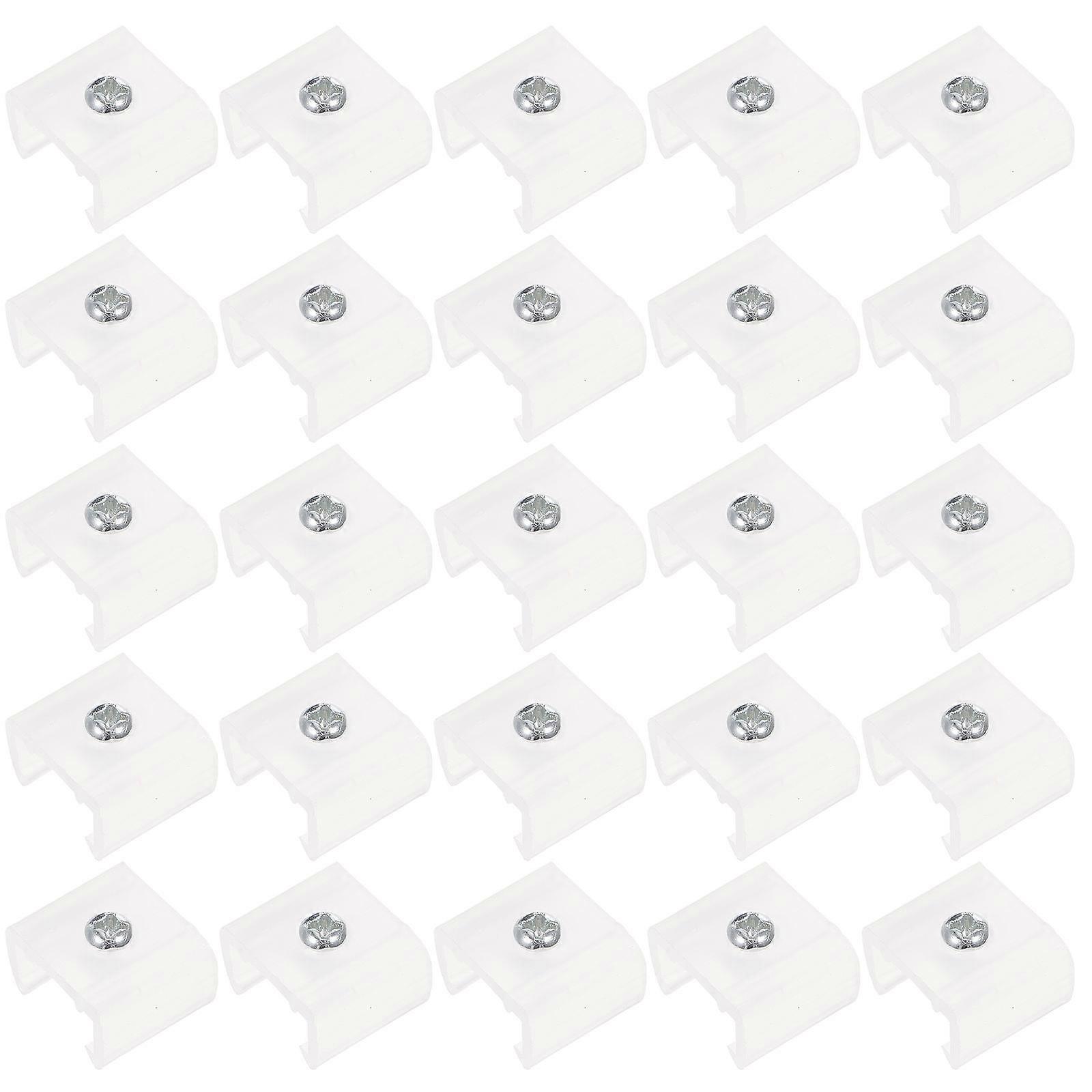 One Side Fixing Clip 400Pcs Led Light Hanger For Background Lighting Rectangular Shape Mounting Tool