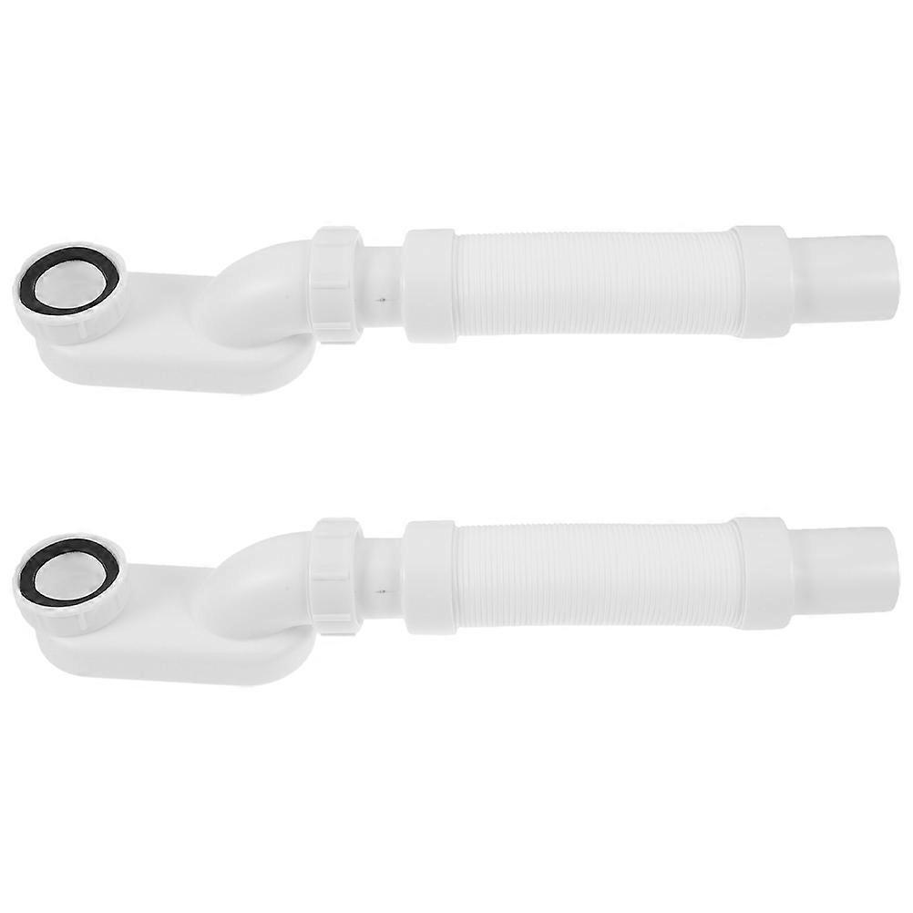Plastic Flexible Tub Drain Downspout Extension for Bathtub Use 6Pcs