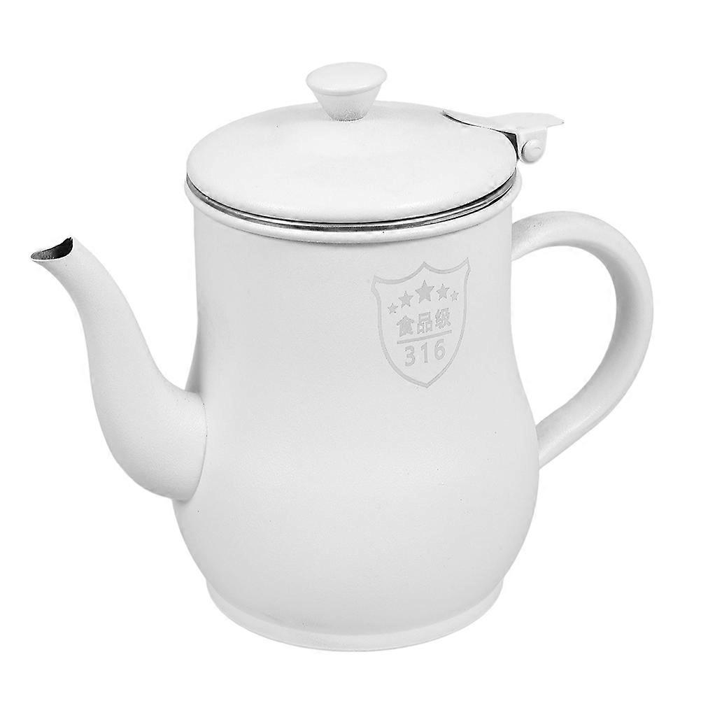 Kitchen Stainless Steel Oil Filter Pot with Strainer