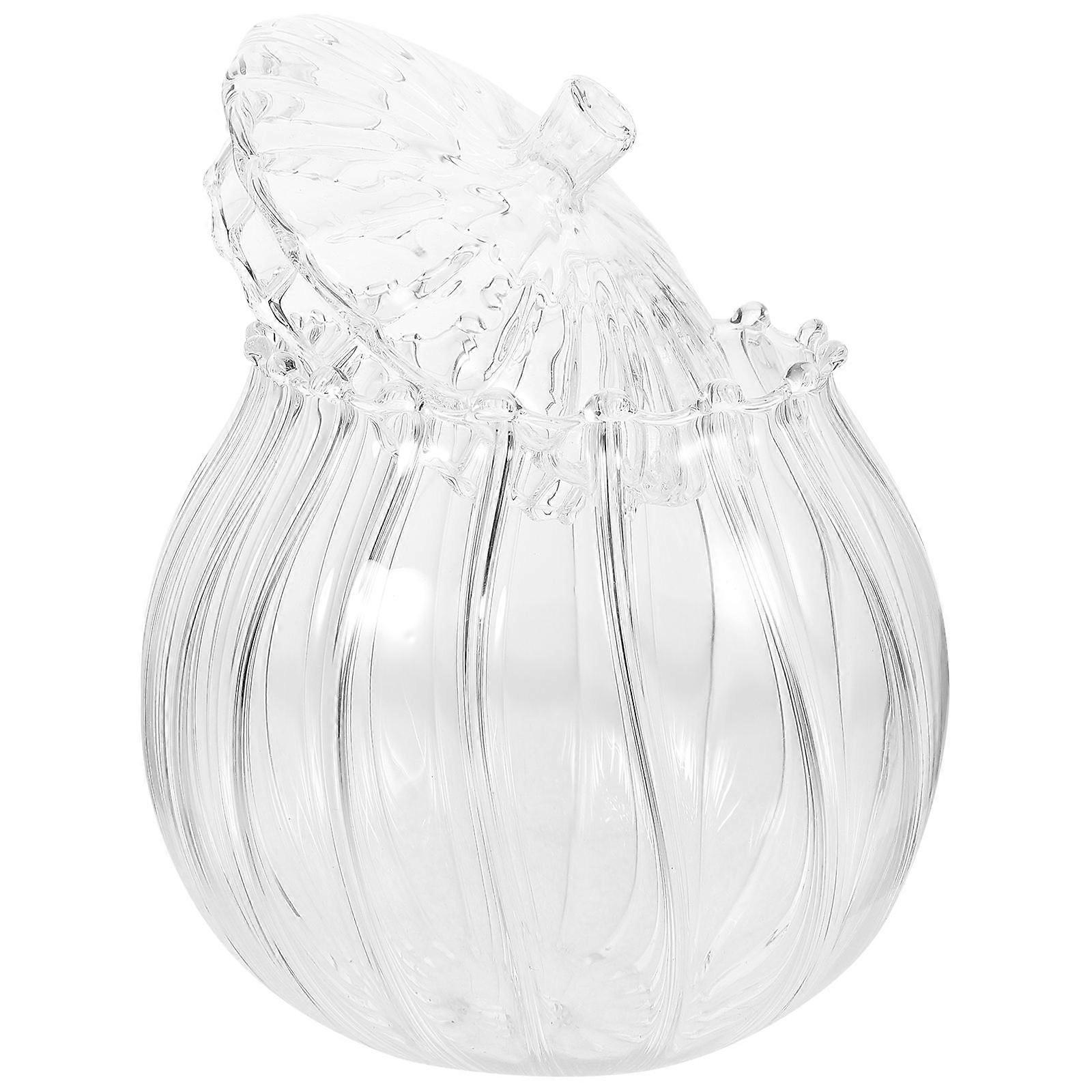 Glass Candy Jar Transparent with Moisture-Proof Seal for Storage Use