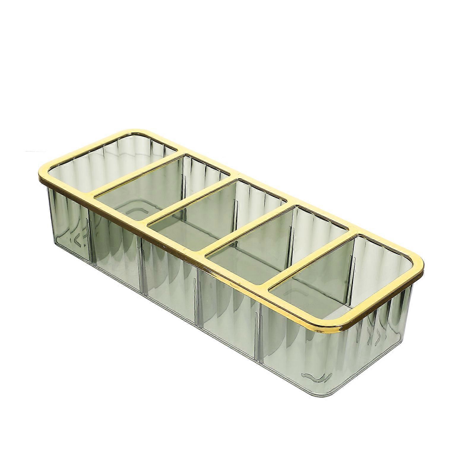 Desk Organizer Remote Control Holder for Storage 3Pcs with 5 Compartments