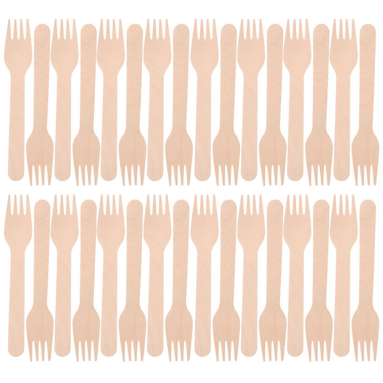 Wooden Practical Utensil for Dinner 400Pcs Set