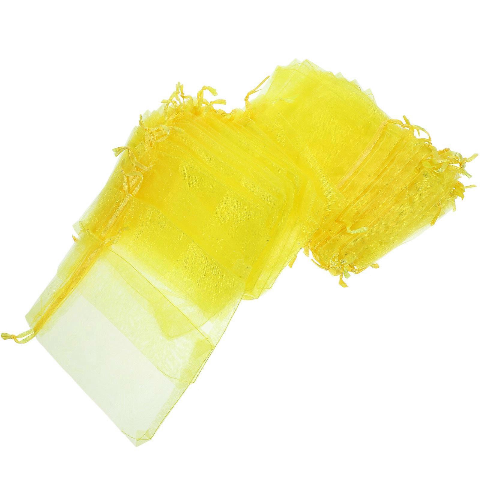Breathable Fruit Protection Bags 500Pcs Drawstring Mesh Netting For Protection In Garden Orchard Vegetable Fields