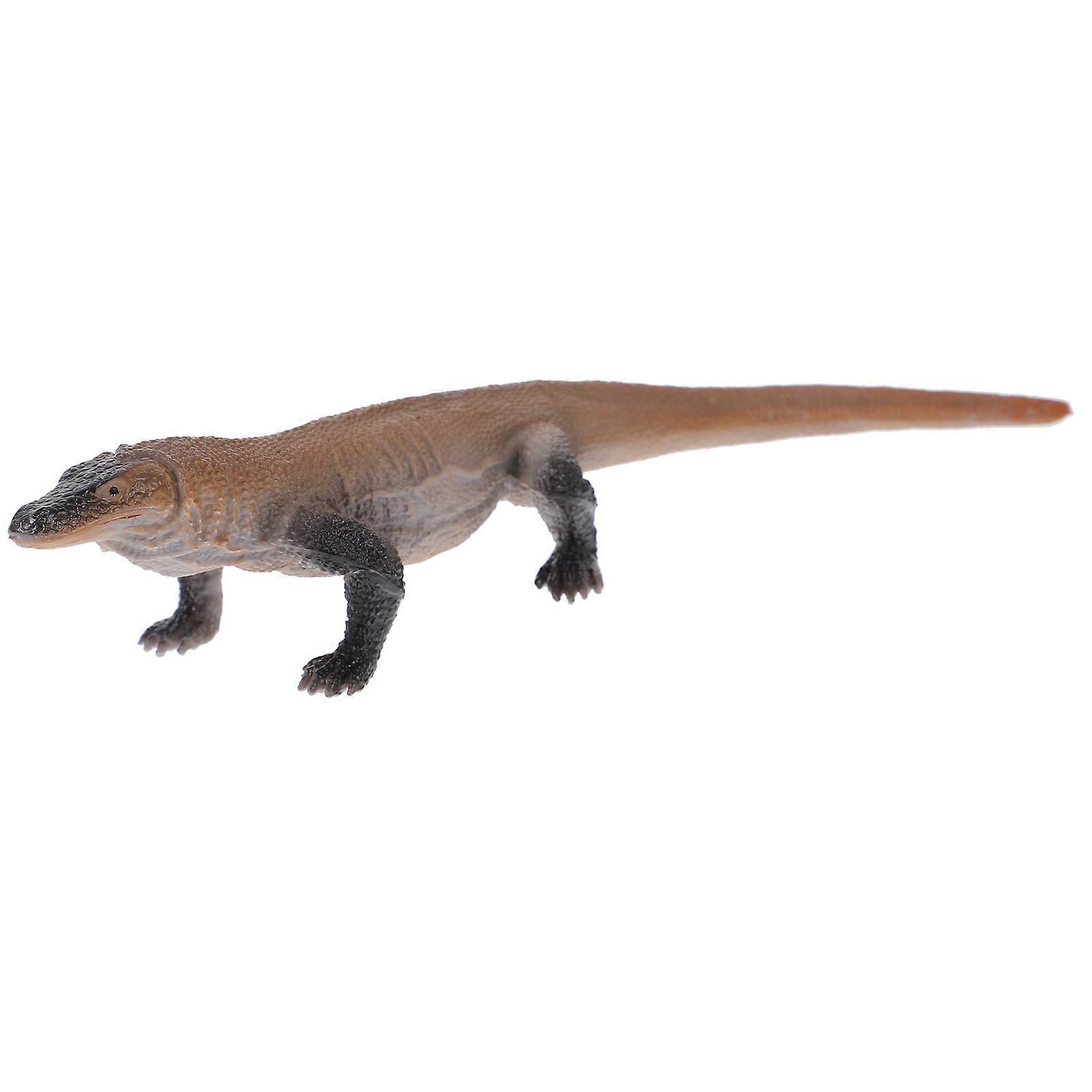 Animal Figurine Simulation Lizard Model for Decor 2Pcs Realistic Figures