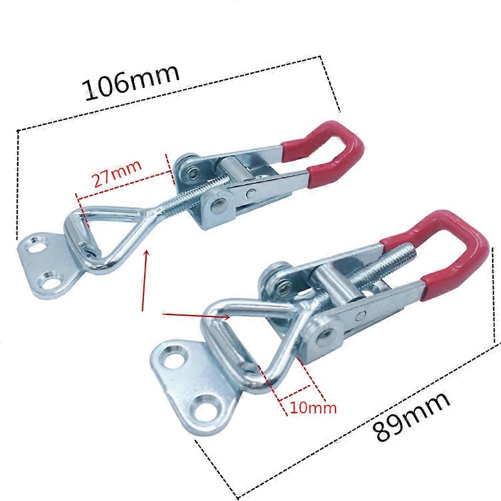 Quick-Release Toggle Clamp 2Pcs For Welding Operation And Mold Assembly In Industrial Use With Flanged Base And Corrosion Resistance