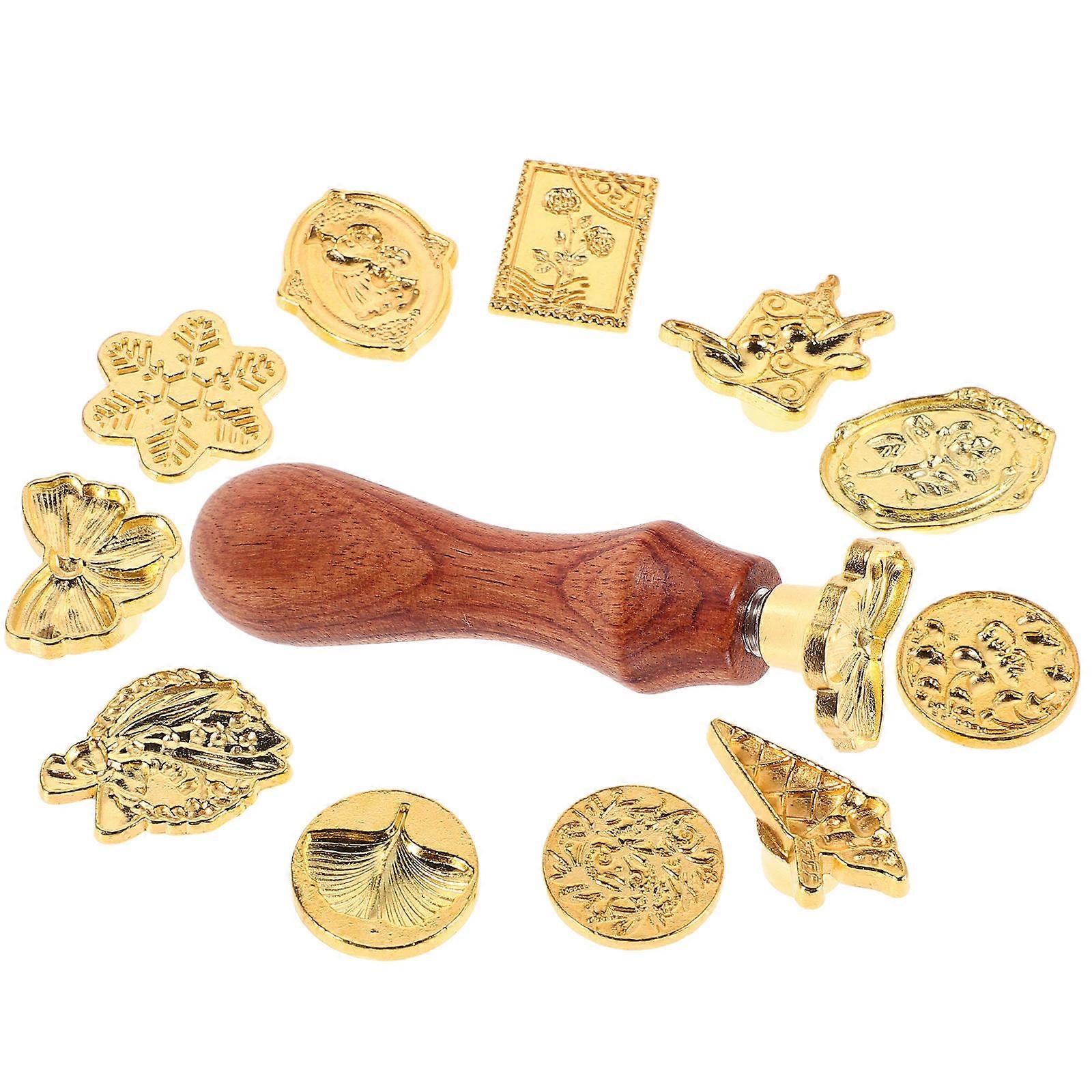 Assorted Color Wax Seals Stamps With Custom Shape Universal Design For Craft Enthusiasts And Beginners 2 Sets