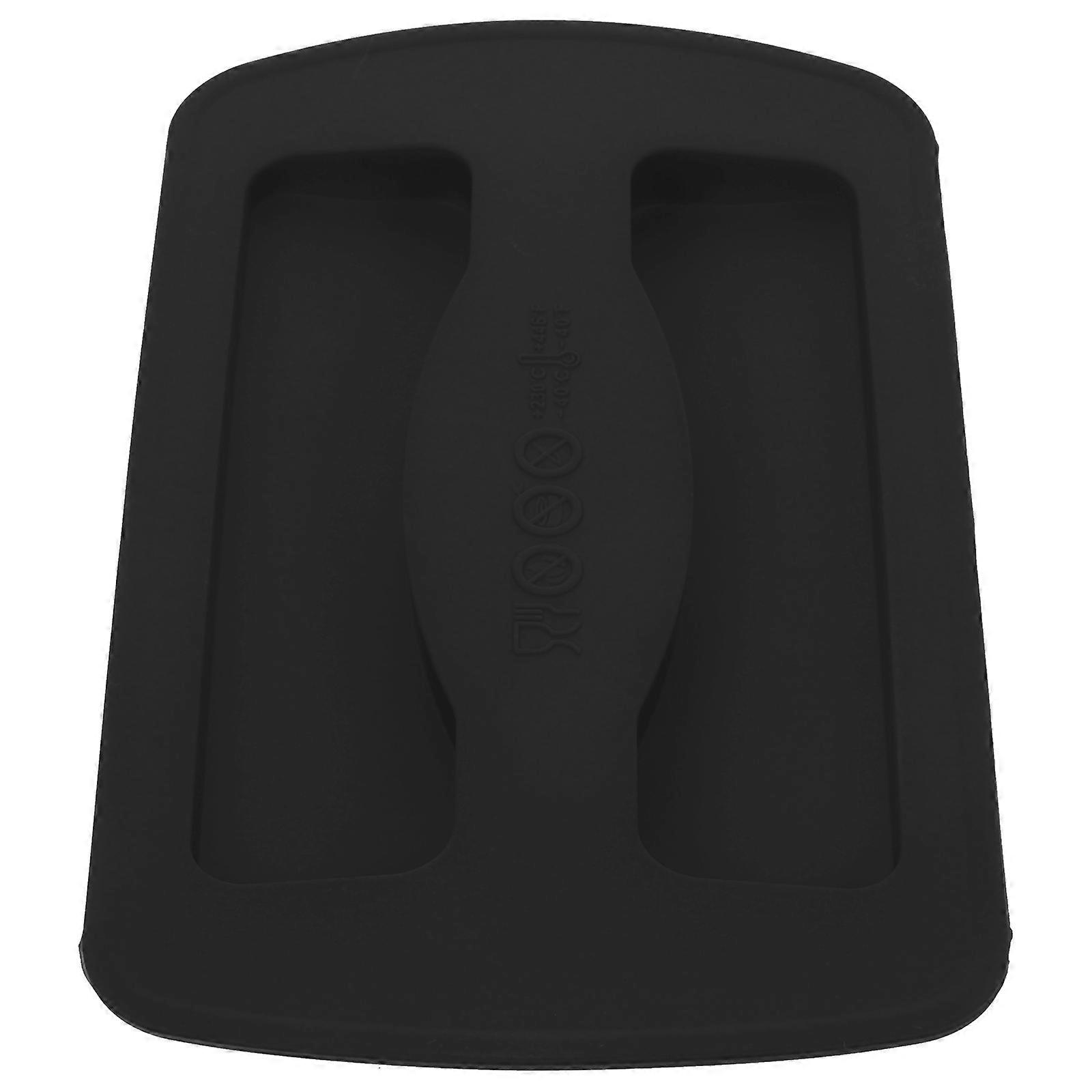 Protective Silicone Toaster Cover for Bread Maker Use Black 4Pcs