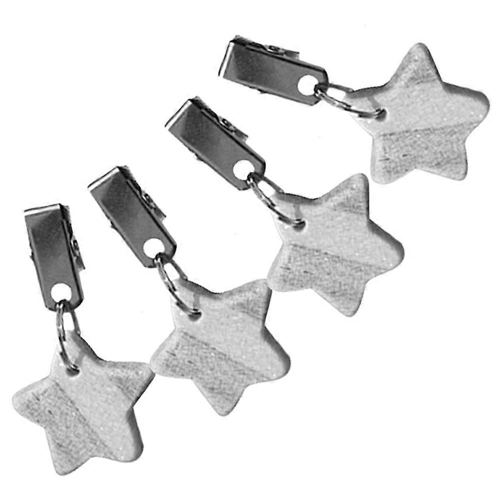 16Pcs Tablecloth Clips Marble Weights for Home Durable Grey Material