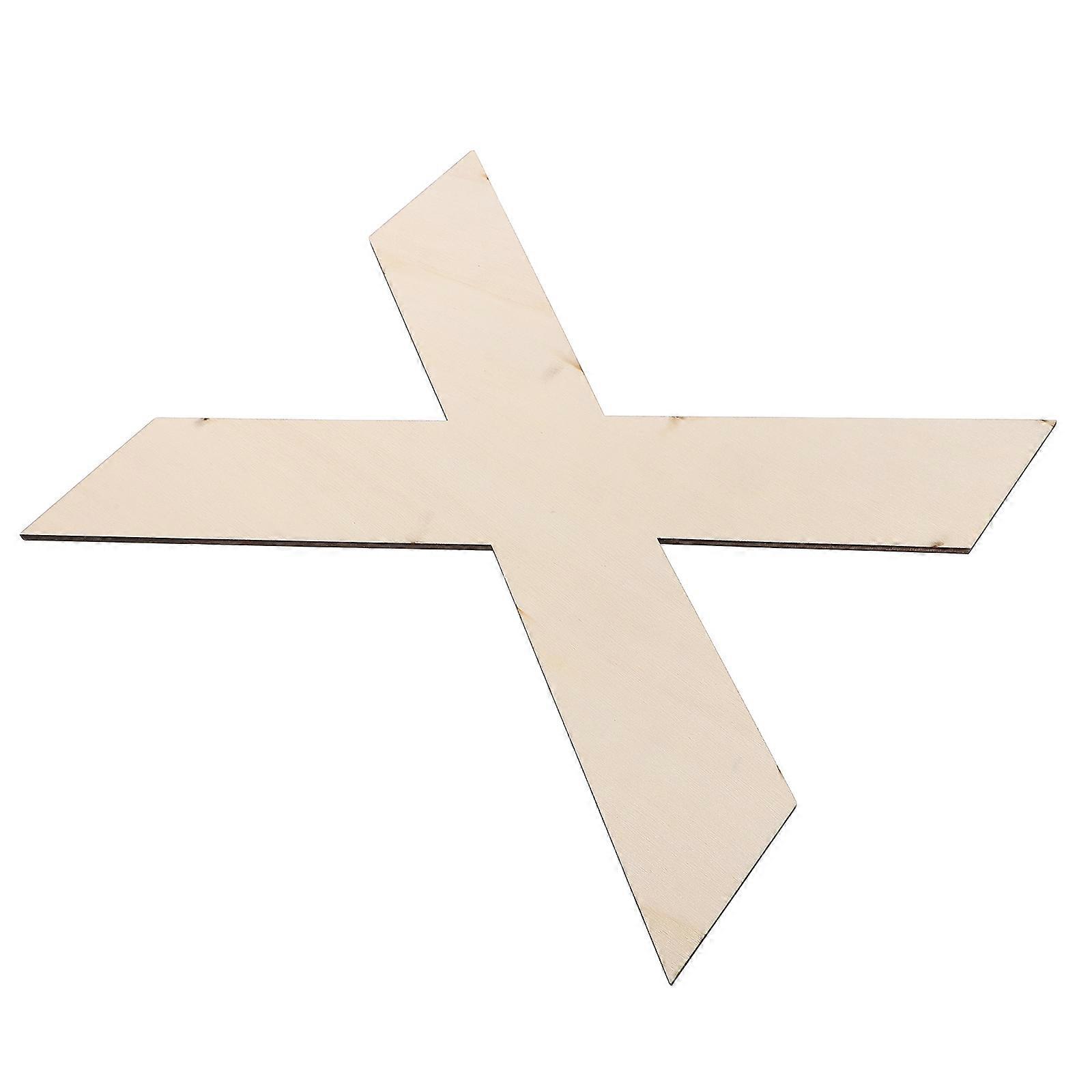 Decorative Letters Large Wooden for Wall Hanging 2Pcs