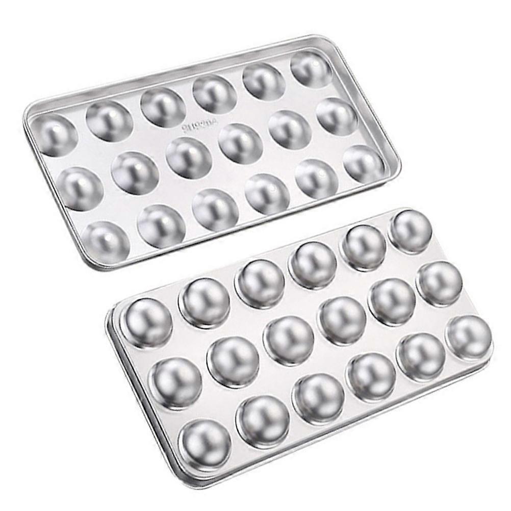 Creative Ice Mold Round Ball Shape Ice Cube Maker for Household Use 2Pcs