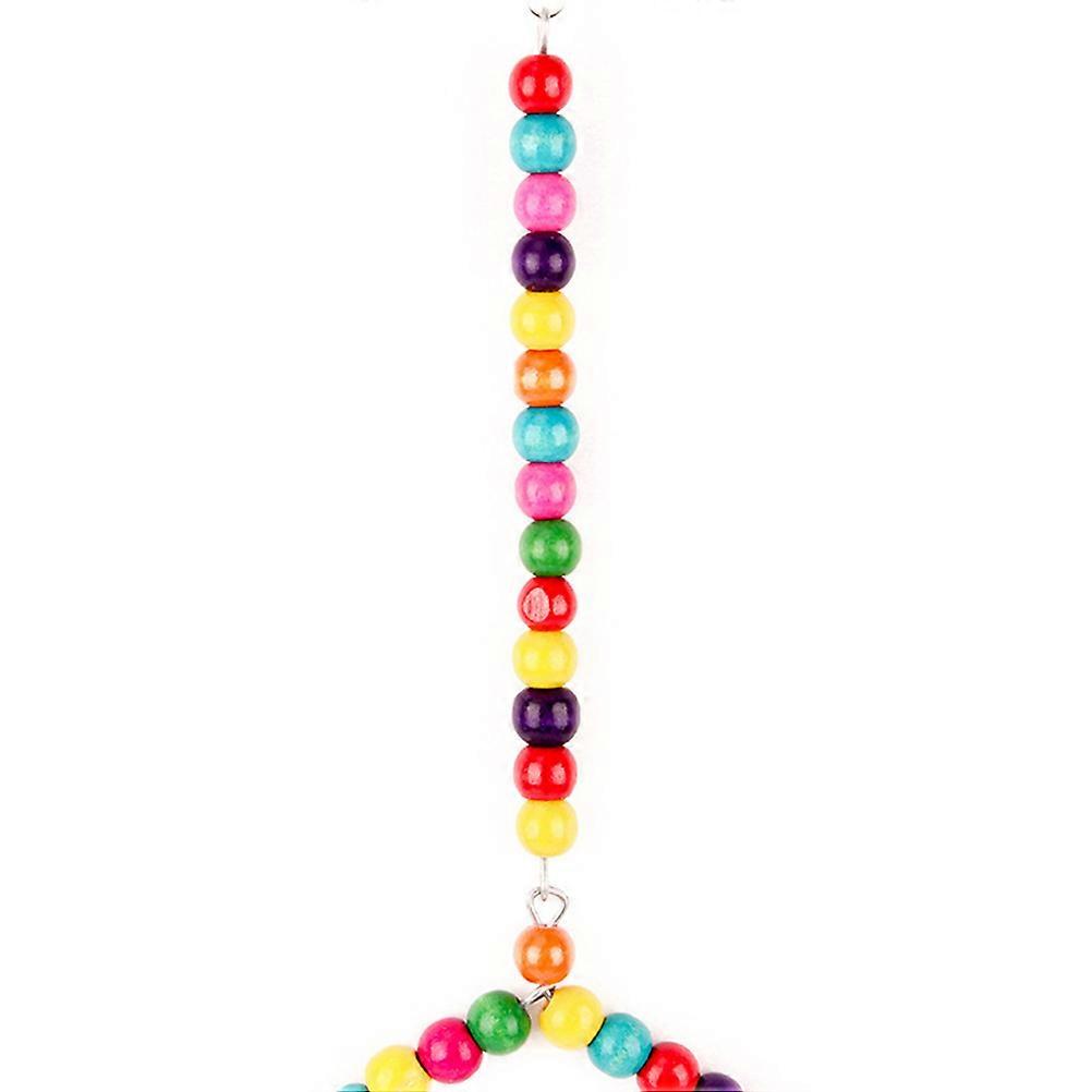 Parrot Circle Toy Hanging Ring Toy for Birds 2Pcs Fun Pendant