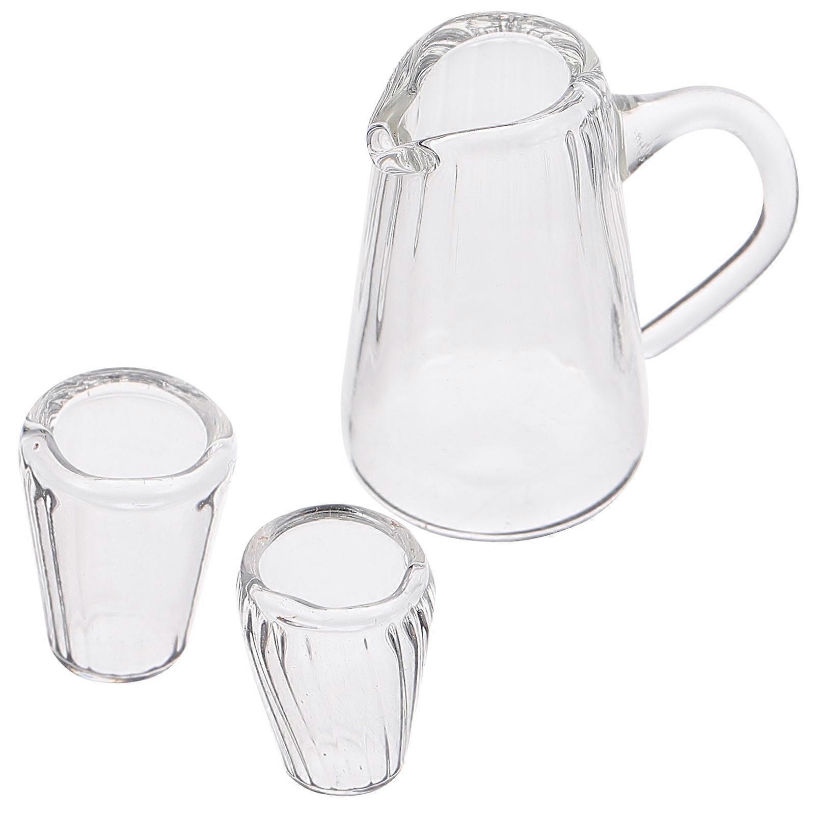 Transparent Miniature Kettle Model Home Decor Simulation 9 Pieces