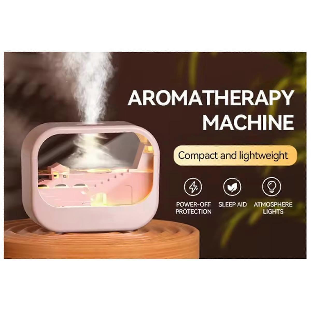 Aromatherapy Diffuser Type-C USB Air Humidifier Pink