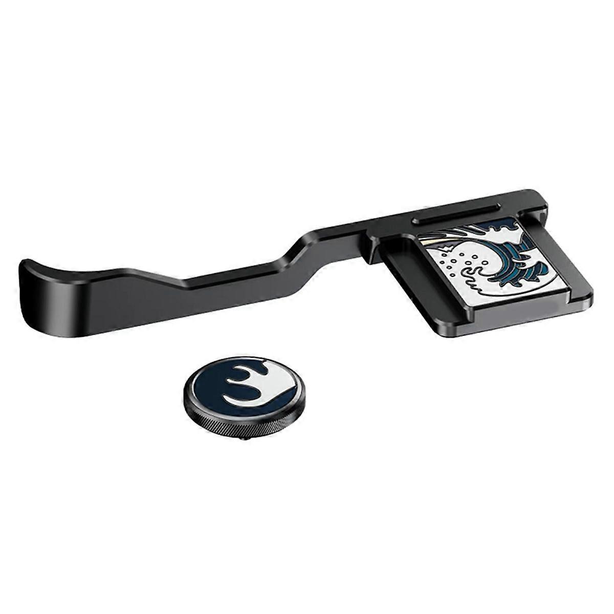 Thumb Grip and Shutter Button Cover Kit Black