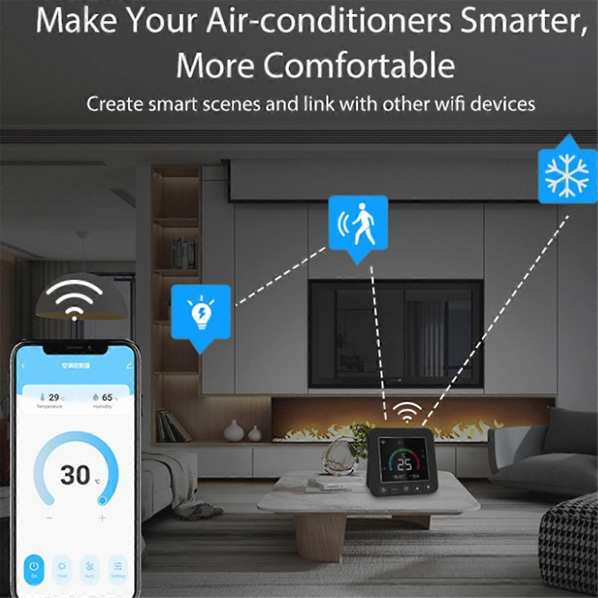 Tuya WiFi AC Thermostat with IR Control for /