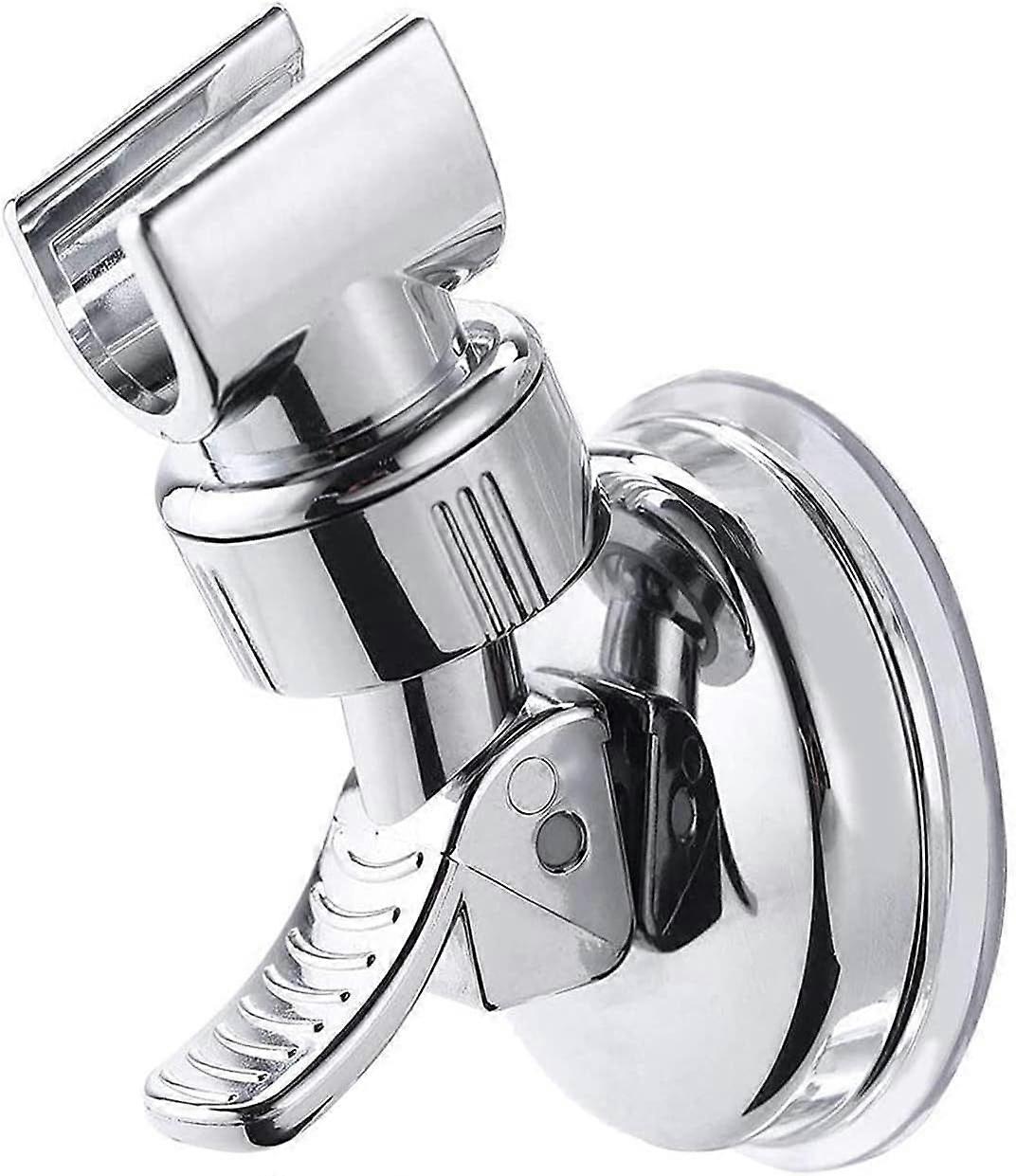 Adjustable and removable shower head holder, wall mount shower holder, suction cup mount