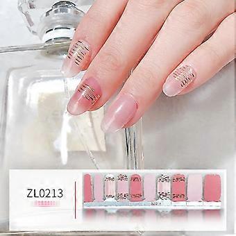 Nagellackfolie, 20 Stück, heißer Verkauf, Nagelaufkleber, 3D-Stempel-Nagelkunstaufkleber, ZL-0213, nackter Chip + Nagelfeile