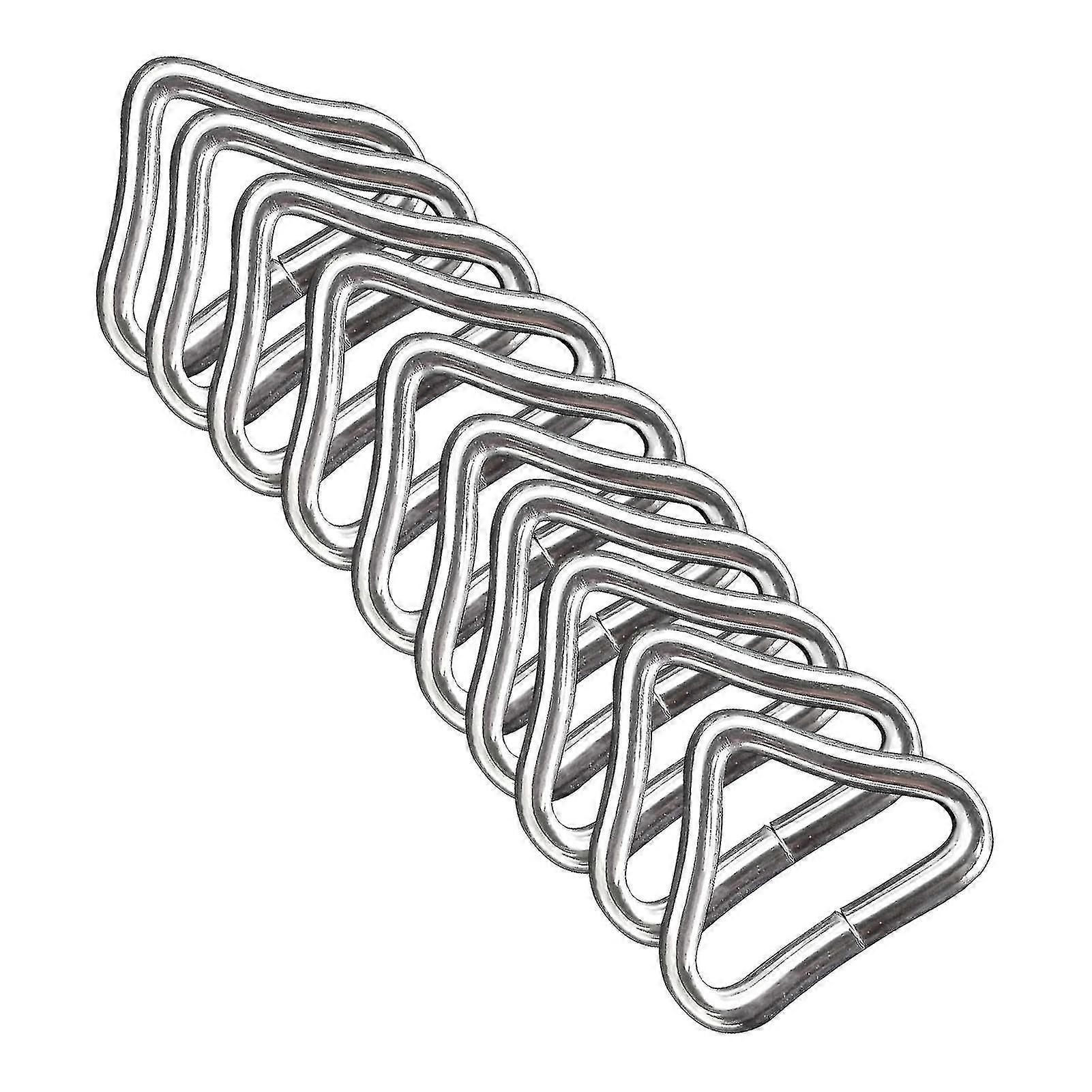 10pcs Quick Connect Trampoline Triangle Ring V-rings High Strength Buckle Spring Tw
