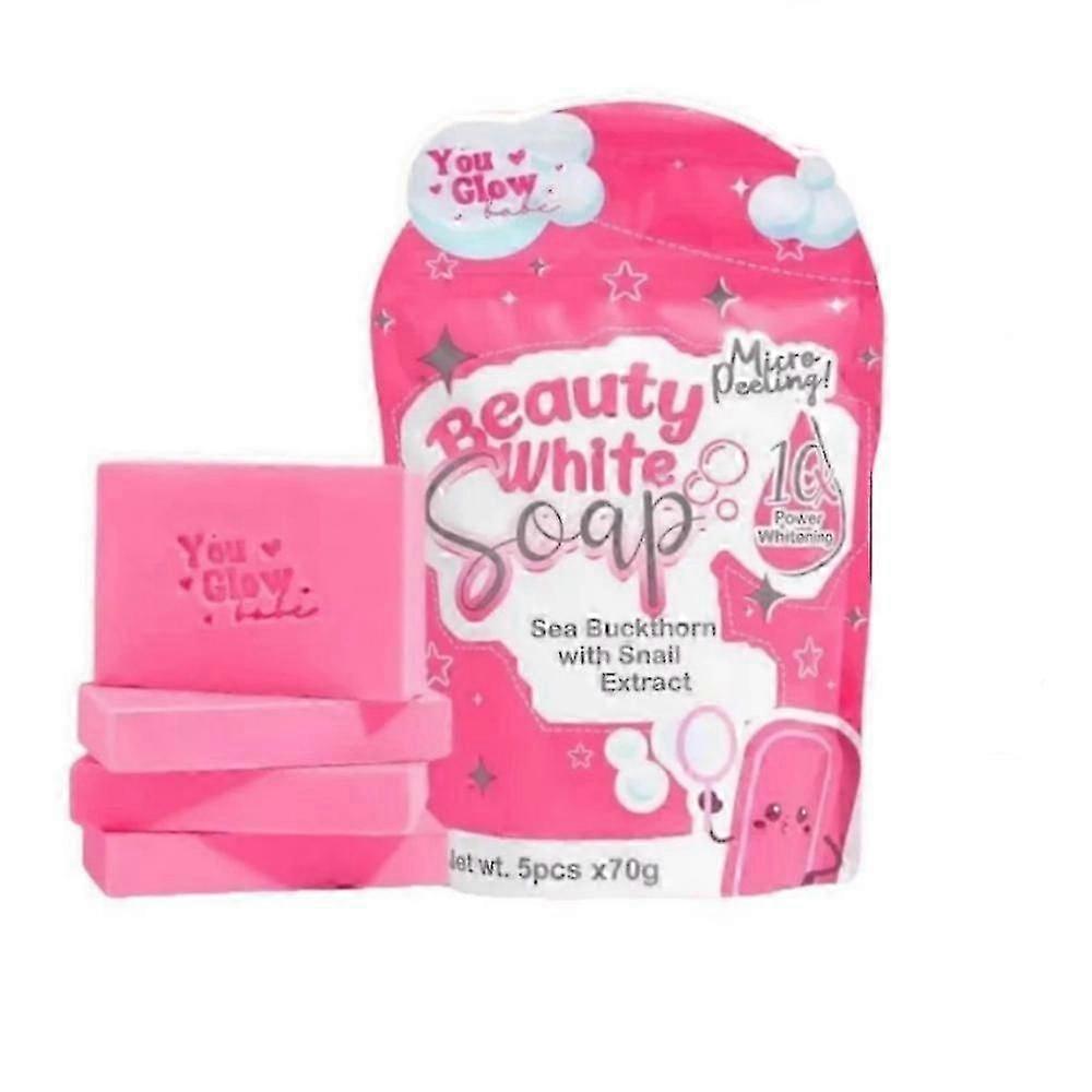 Mydło Beauty White Soap marki You Glow Babe, 5 kostek x 70 g