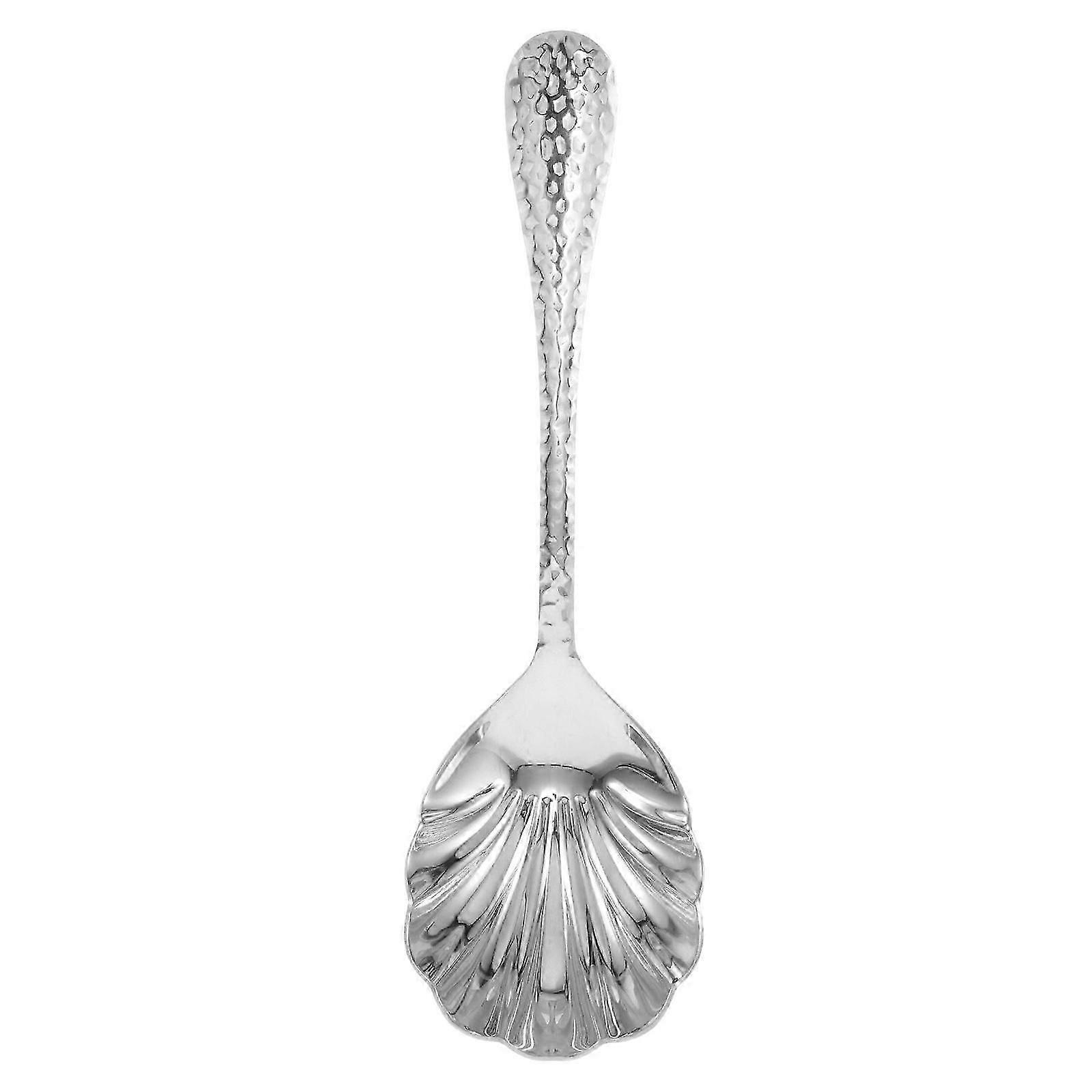 flatware spoon shell design stainless steel serving spoon