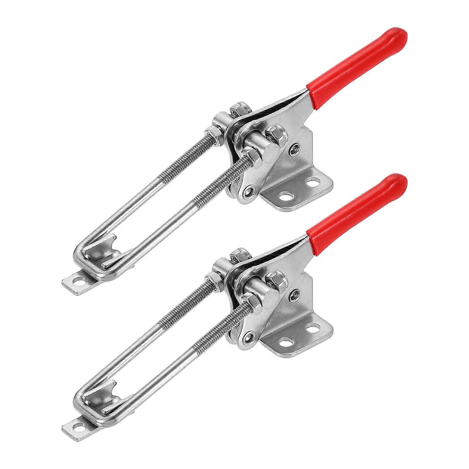 Toggle Latch Clamp 40324 M5x45mm 2 Pack 500 lbs 304SS Quick Release Pull Latch For Smoker Lid Jig Case Door