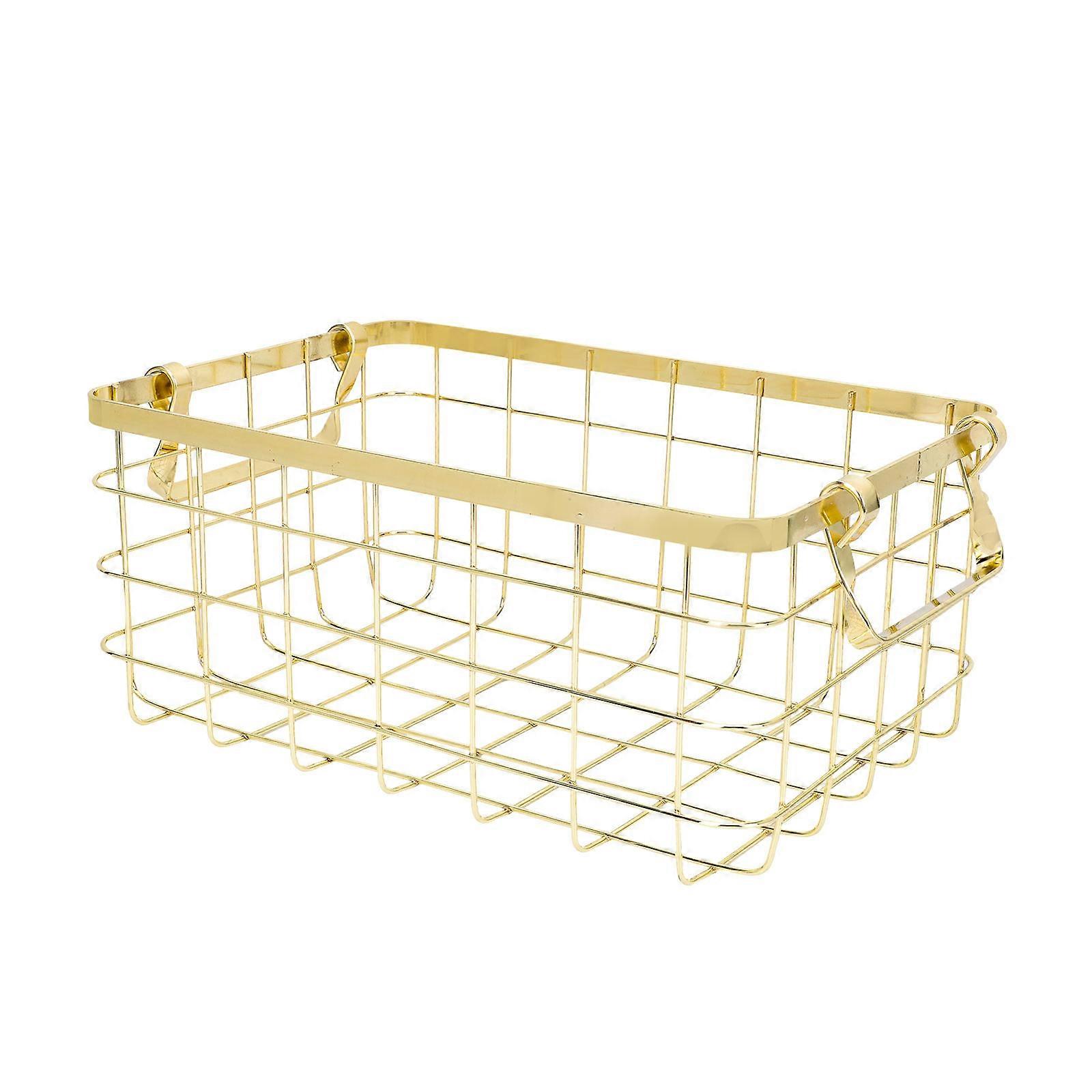 Wire Basket Nordic Style Basket for Storage Use with Handle