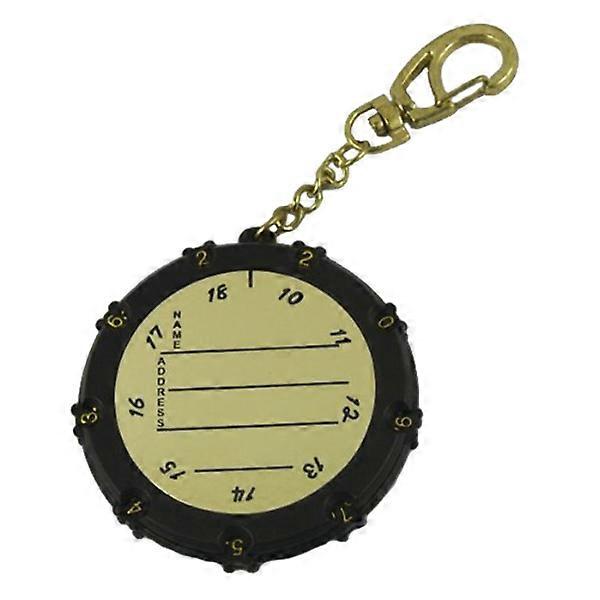Shot Counter 18 Hole Scoring Tag with Keychain for Golf Scoring