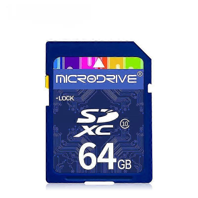 High Speed 64gb Class 10 Sdhc Flash Memory Card Sd Card For That Can Capture Full Hd, 3d, And 4k Video As Well As Raw Photography.